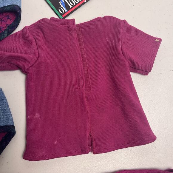 American Girl 1995 Pleasant Co Jean Vest & Legging Outfit 7 Pc Lot Vintage 1995 - Picture 16 of 16